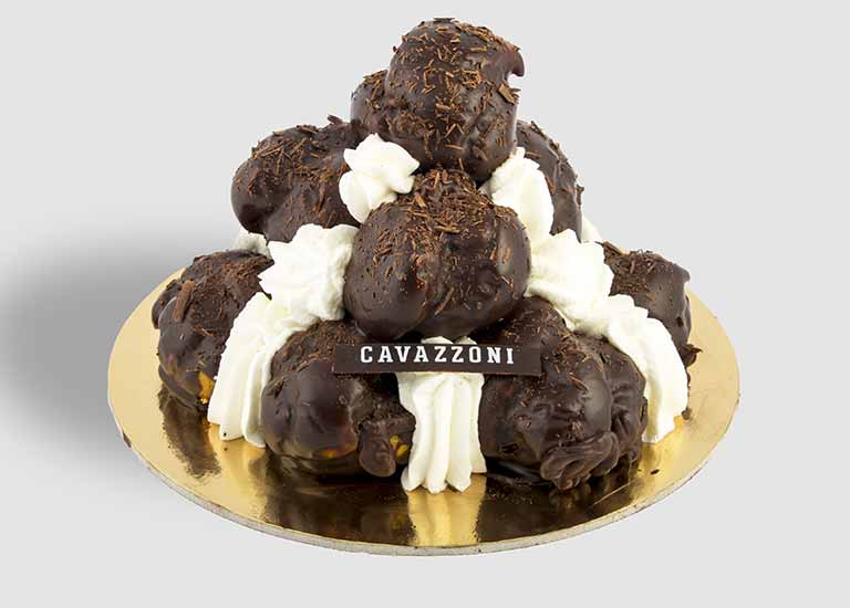 Torta Profiterole - Pasticceria Cavazzoni Fano