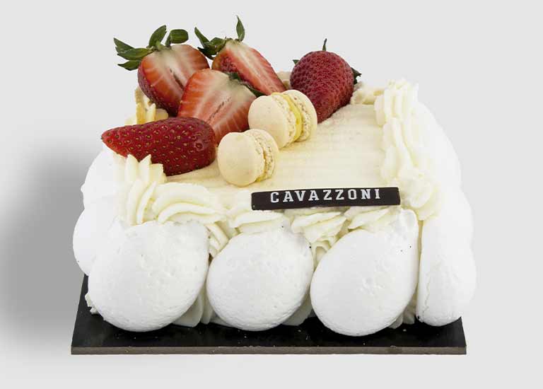 Torta Mousse Mascarpone e Fragola - Pasticceria Cavazzoni Fano